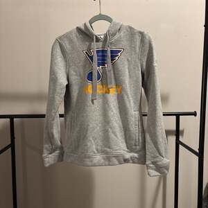 Adidas St Louis Blues Mens GREY Fleece Hoodie Hoodie - 14859352